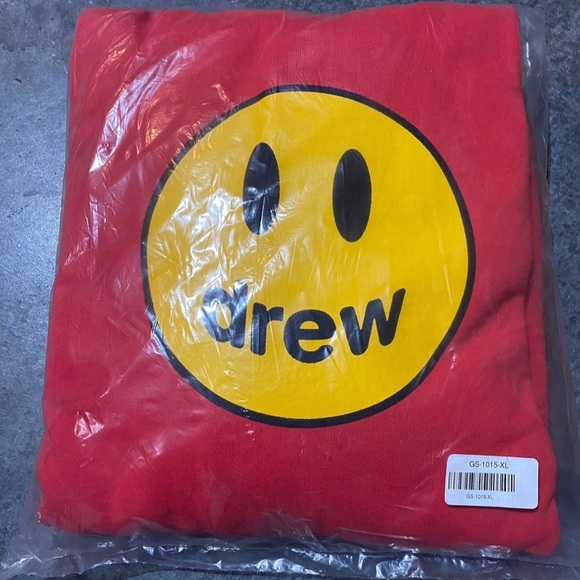 Drew House Mascot Red Smiley Face Hoodie *Authentic* Size Medium, Large, XL - Picture 4 of 4
